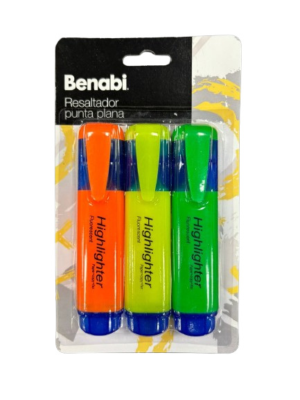 Resaltadores x3
