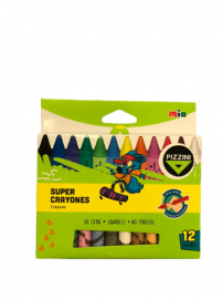 CRAYONES PIZZINI x 12